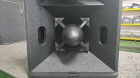 Haut-parleur professionnel haut de gamme Veeter T-24 2400W, en alliage de titane, avec coque en contreplaqué de bouleau, durable et portable pour églises, salles et mariages