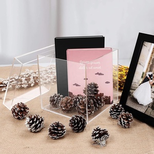 Klare Acryl-Vitrine mit Deckel Kunststoff Staub dichte Arbeits platte Aufbewahrung koffer für Sammlerstücke, Spielzeug, Party, Make-up und Geschenke - Product Image 4