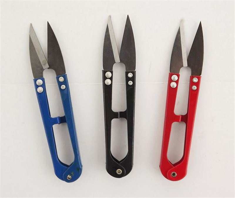 3 цвета, обрезные швейные ножницы, кусачки, U-образная пряжа, резак, ножницы из нержавеющей стали для вышивки и рукоделия