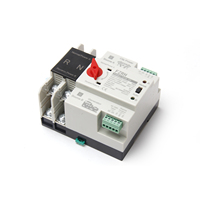 FALIANG 2P 220V 63A Monophasé 10kA FLQ1-63 ATS Commutateur de Transfert Automatique Double Alimentation sur Rail DIN pour Diesel Universel