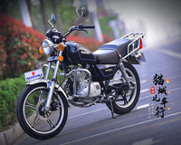 Moto Haojue Suzuki GN125-2F 125cc authentique, 110 km/h, style rétro, pour homme, idéale pour la conduite croisée et les trajets quotidiens
