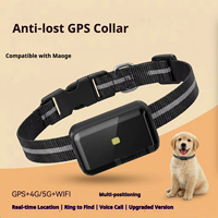 4G Mini Pet GPS Tracker IP67 Waterproof Plastic Global Locator Anti-lost Collar for Cats Dogs with 1 Year Battery Life