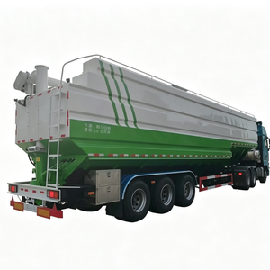 Nuevo Tipo de Camión de Alimentación Animal a Granel para Granjas, Camión de Transporte de Alimentos a Granel de Acero Inoxidable, Sistema de Alimentación de Pollos para Granjas Avícolas - Product Image 1