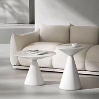 Ensemble de canapés de salon modernes et créatifs avec petite table basse Table d'angle ronde simple pour meubles de chambre à coucher