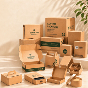 Boîte en carton ondulé personnalisée populaire avec impression couleur intégrale, résistante aux chocs, pour l'expédition de produits et l'emballage <span class=keywords><strong>cadeau</strong></span> - Product Image 4