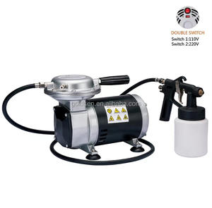 Pistolet de peinture HVLP bi-tension brésilien 220v 110v, mini aérographe, pistolet de peinture basse <span class=keywords><strong>pression</strong></span>, grand débit d'air - Product Image 5