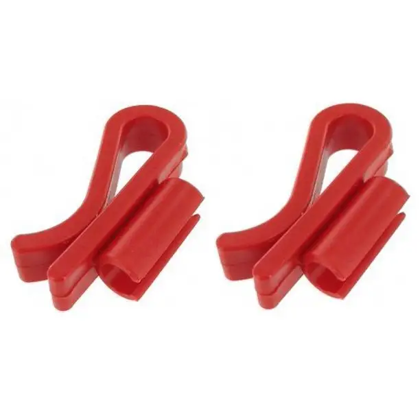 Racking Cane Holder 1/2" Tube / Hose Clamp PP Plastic Home Brew Kettle Clip Fermentation Accessories for Siphon Parts Holder