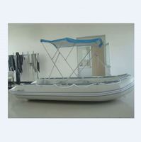 Bateau pneumatique AQUA MARINA 300 cm pour 6 personnes, bateau de pêche CLASSIC, pont gonflable renforcé en PVC, radeau, bateau de sport, auvent pare-soleil