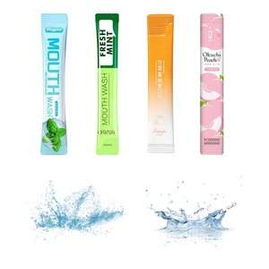 Machine d'emballage automatique multi-voies pour sachets de bain de bouche liquide, avec scellage arrière, pour sachets de bain de bouche en stick - Product Image 2