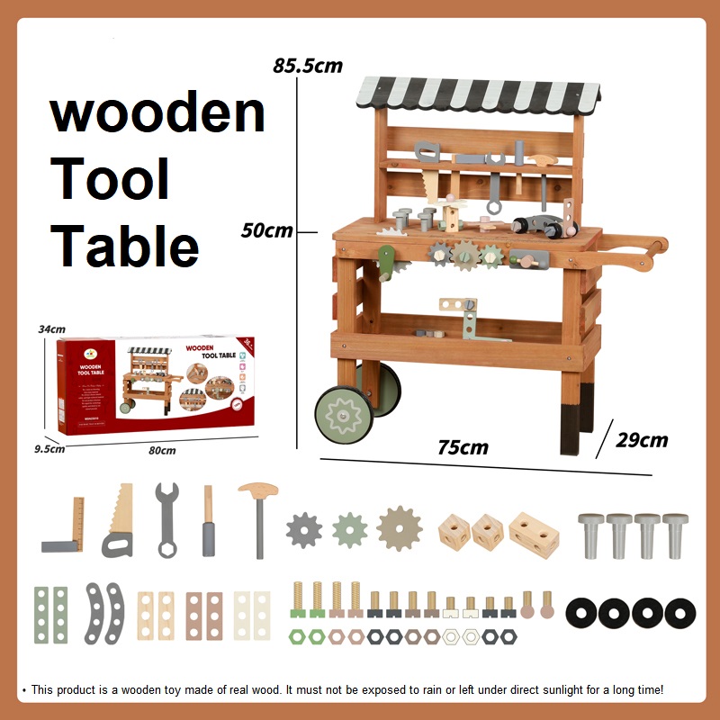 Table à outils en bois
