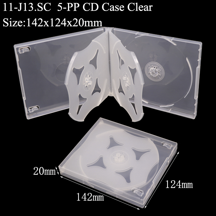 J13:20mm 5-PP CD Case Clear