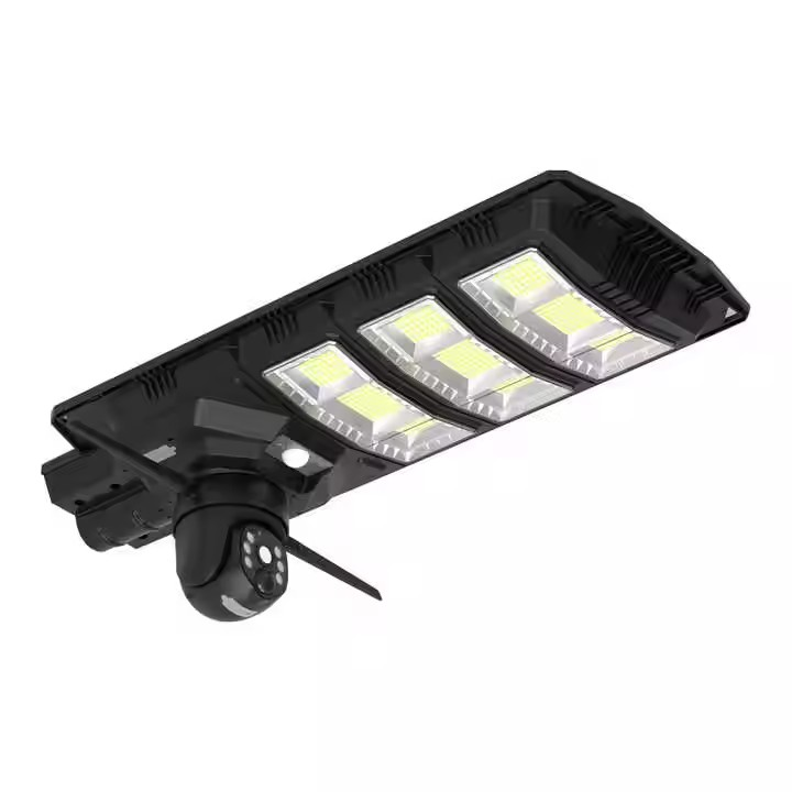 IP65 Waterproof LED Solar Street Lamp with Camera and Energy-saving Outdoor Lighting