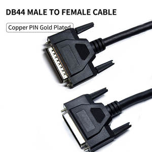 Cable d-sub de 44 Pines, conector macho y hembra, negro, blindado, <span class=keywords><strong>Hd44</strong></span> - Product Image 3