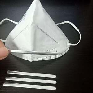 High Quality Flexible Metal Nose Bridge Aluminum Strip Bridge Of <span class=keywords><strong>The</strong></span> Nose - Product Image 1