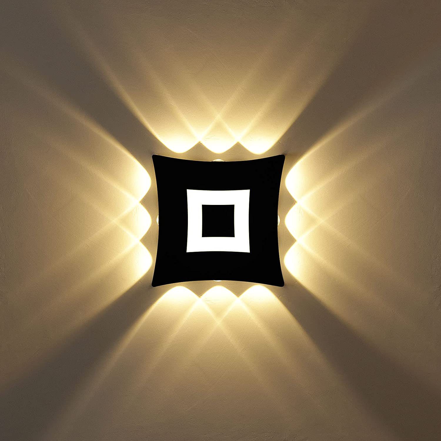 Modern Wall Lamp Cube Led Wall Sconce Lamp Waterproof IP65 Interior Wall Light 110V 220V For Bathroom Outdoor Lighting 4W 6W 8W