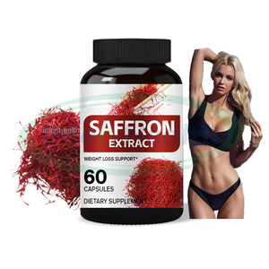 Ausresonプライベートラベルサフランカプセル目の健康と気分サポートサプリメントビーガンサフランエキスカプセル - Product Image 1