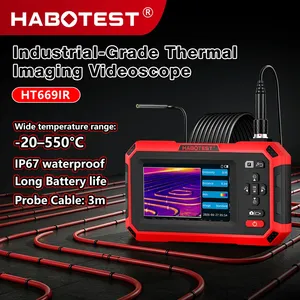 กล้องตรวจสอบอุตสาหกรรมแบบอินฟราเรด HT669IR แบบเลนส์คู่ สำหรับงานซ่อมบำรุง HVAC และซ่อมรถยนต์ - Product Image 4