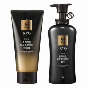 Offerta Speciale: Shampoo Premium alle Erbe Ryeo Chouibang 490ml, Trattamento Anticaduta, Maschera per Capelli 300ml, 1 Unità - Product Image 1