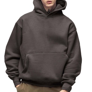 Customized High Quality Oversized High Weight <b>Hoodie</b> Hooded Collar Winter Solid Pattern No <b>String</b> Winter <b>Hoodie</b> - Product Image 1