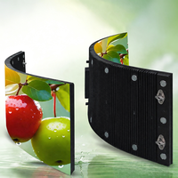 Pantalla LED Curva para Mesa de DJ en Discotecas, P1.86 P2.5 GOB, Pantalla LED para Mostrador de Recepción, OEM ODM, Personalizable para Clubes, Bares, Escenarios y Promociones