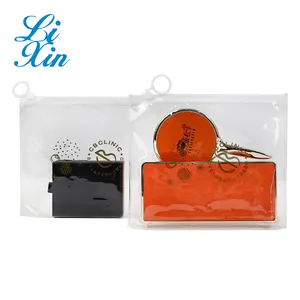 Sac de voyage transparent personnalisé pour nécessités quotidiennes Bijoux portables Bouche Enveloppe rouge Résumé