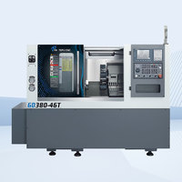 Tour CNC à lit incliné de Chine, portée 400 mm, déport 46 mm, tourelle A2-5 pour pièces de précision