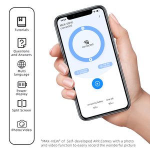 조절 가능한 1000배율 2MP 8 LED 디지털 현미경 휴대용 와이파이 확대경 HD 확대 핸드헬드 전자 단안경 휴대폰용 - Product Image 5
