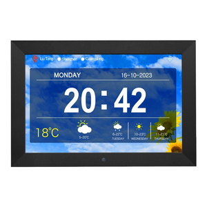 WiFi <strong>Digital</strong> <strong>Clock</strong> with Date <strong>Day</strong> of Week &amp; Weather Display for Elderly Medication Reminder &amp; Dementia Alzheimer's Care - Product Image 1