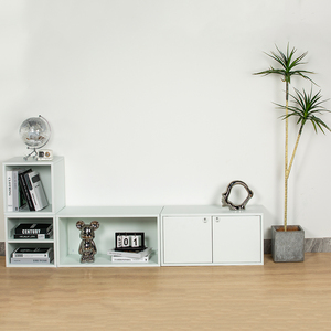 Design moderno multiuso combinazione libera cubo scaffali di stoccaggio contemporanea soggiorno librerie - Product Image 4