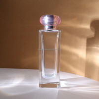 Flacon diffuseur de parfum transparent de 50 ml avec pulvérisateur à pompe, flacon de parfum en verre résineux DongFang Glass TXZ-436