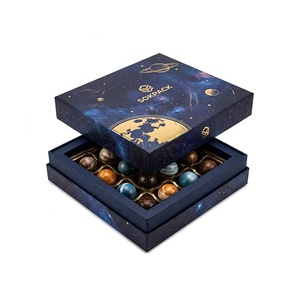 Cosmic <strong>Galaxy</strong> Themed Hard Candy <strong>Gift</strong> Box With Orbit Inner Tray Two Piece Lid &amp; Base Sweet Packaging Box for Confectionery - Product Image 3