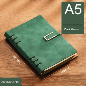 Trường dày kinh doanh da A5 bán buôn rời lá Máy tính xách tay, không mệt mỏi máy tính xách tay, notepad cho văn phòng sử dụng - Product Image 4