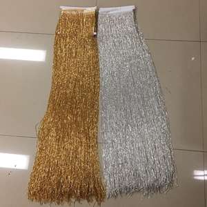 Catena di Perline in Vetro Fatte a Mano da 100cm con <span class=keywords><strong>Nappine</strong></span> per Costumi Latini - Product Image 1