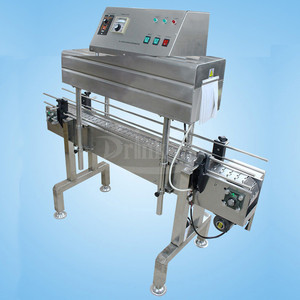 Semi Automatique Eau Vin Étiquette De Cou De Bouteille Machine de Rétrécissement - Product Image 3