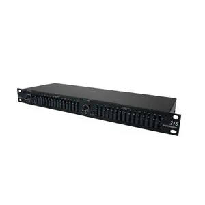 Ecualizador Gráfico Profesional de 215 Bandas Dual de 15 Pulgadas, Equipo de <span class=keywords><strong>Audio</strong></span> Metálico para Escenario, Consola de <span class=keywords><strong>Audio</strong></span>, Mezclador Negro OEM - Product Image 1