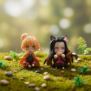 Set <span class=keywords><strong>de</strong></span> 6 Figuras <span class=keywords><strong>de</strong></span> Acción <span class=keywords><strong>de</strong></span> Anime Japonés Demon Slayer, <span class=keywords><strong>Tanjiro</strong></span>, Nezuko, Zenitsu, Figuras <span class=keywords><strong>de</strong></span> PVC, Adornos Decorativos para Escritorio - Product Image 4