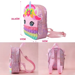 Sac à dos en Silicone pour enfants, anti-Stress, presse à bulle, accessoires sensoriels - Product Image 5