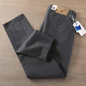 Pantaloni da Uomo Casual Business in Cotone 100% Neri <span class=keywords><strong>Oversize</strong></span> a Gamba Dritta, Leggeri, con Chiusura a Cerniera - Product Image 3