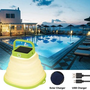 Lámpara Solar Novedosa y Exótica, Lámpara LED para Exteriores, Linterna Portátil Plegable, Lámpara de Camping Recargable por USB - Product Image 2