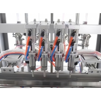 Machine de remplissage automatique à grande vitesse à quatre têtes pour confitures