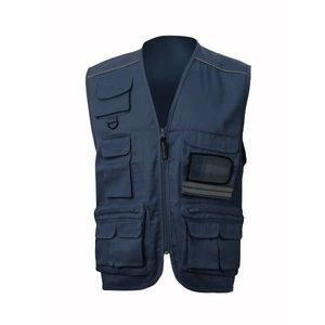 Gilet bleu multi-poches de taille XXL pour outil de tournage lisibilité et visibilité améliorées - Product Image 2