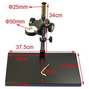 Tragbarer Hochleistungs-Mikroskopständer mit 50-mm-Objektivhalterung, große Basis, Industriemikroskop-Halterung – Direkt vom Hersteller - Product Image 2