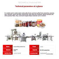 Machine de remplissage automatique de granulés en acier inoxydable avec peseuse multi-têtes pour bonbons, aliments pour animaux, noix et quincaillerie