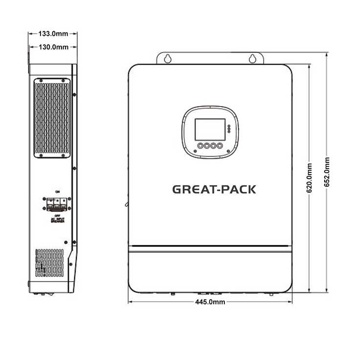 Dual MPPT Pure Sine Wave Hybrid Off Grid 5kw 8kw 10kw Split Phase Solar ...