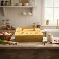 Boîte de transport en papier kraft écologique réutilisable pour 6 œufs, vente en gros |   Emballage d'œufs durable pour l'agriculture et la vente au détail, faible MOQ