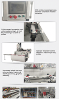 Máquina de Fresado de Aluminio CNC de Precisión, Tres en Uno, Diseño Integrado, Rendimiento Estable