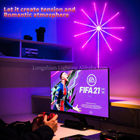 Bande lumineuse LED RGB pour feux d'artifice, éclairage intelligent pour la maison, synchronisation musicale, télécommande, contrôle par application, 5V USB, éclairage décoratif d'intérieur
