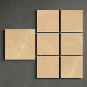 Gray Slate Natural Stone Look Glazed Porcelain Floor Tiles Premium Indoor Flooring 32x32 Inch - Product Image 1