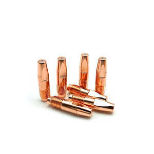 Pointe de contact CuCrZr M10x40 type <span class=keywords><strong>Fronius</strong></span> pour torche de soudage robotisée <span class=keywords><strong>MIG</strong></span>/<span class=keywords><strong>MAG</strong></span>, pièces détachées, consommables de soudage - Product Image 2