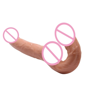 Dubbele Hoofd <span class=keywords><strong>Dildo</strong></span> Lange Gelei Realistische Eindigde Flexibele Grote Penis Voor Vrouwen Masturbator Seksspeeltjes Lesbische - Product Image 4